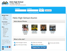 Tablet Screenshot of helixhighschool.org